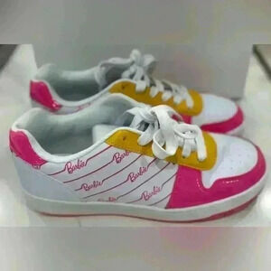Barbie Tennis Shoes Authentic Barbie Logo Sneakers (Size 9)